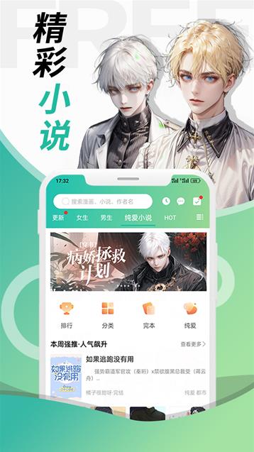 小说阅读界面